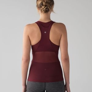 Lululemon Body Con Tank Deep Rouge Red